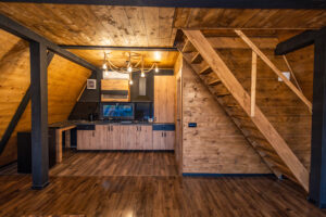 Bucatarie cabana vintage